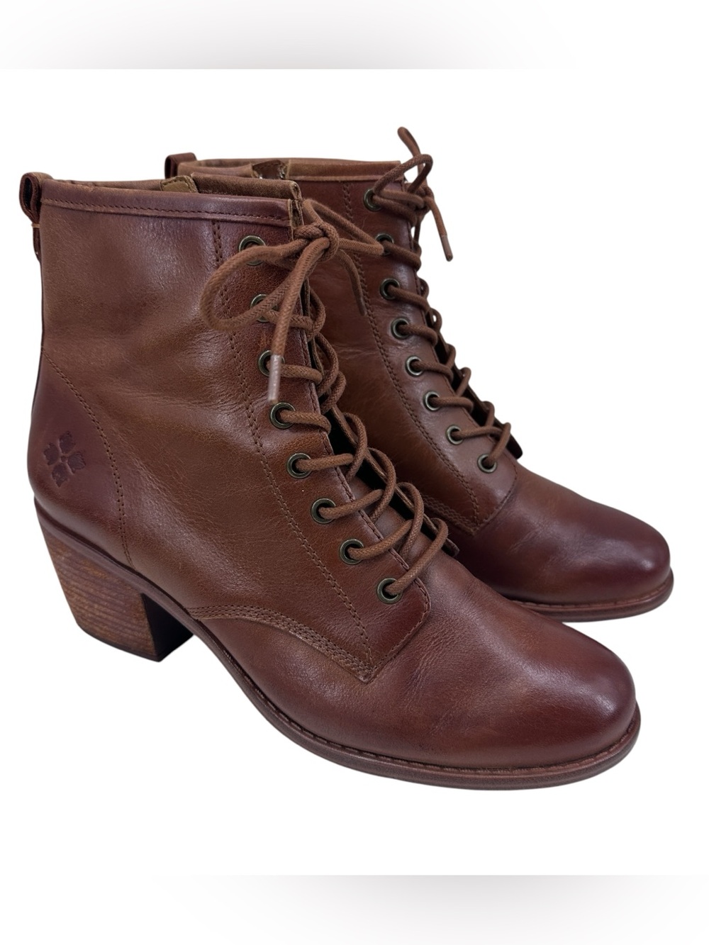 PATRICIA NASH Lace Up Boots Sicily Brown
